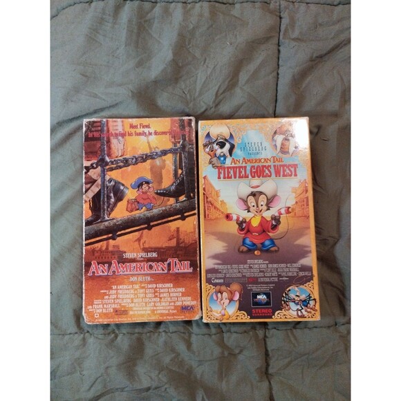 An American Tail & Fievel Goes West VHS Lot - Picture 1 of 6
